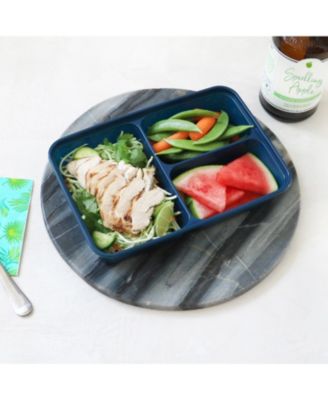 Food Prep 3-Compartment Food Storage Containers, Pack of 10