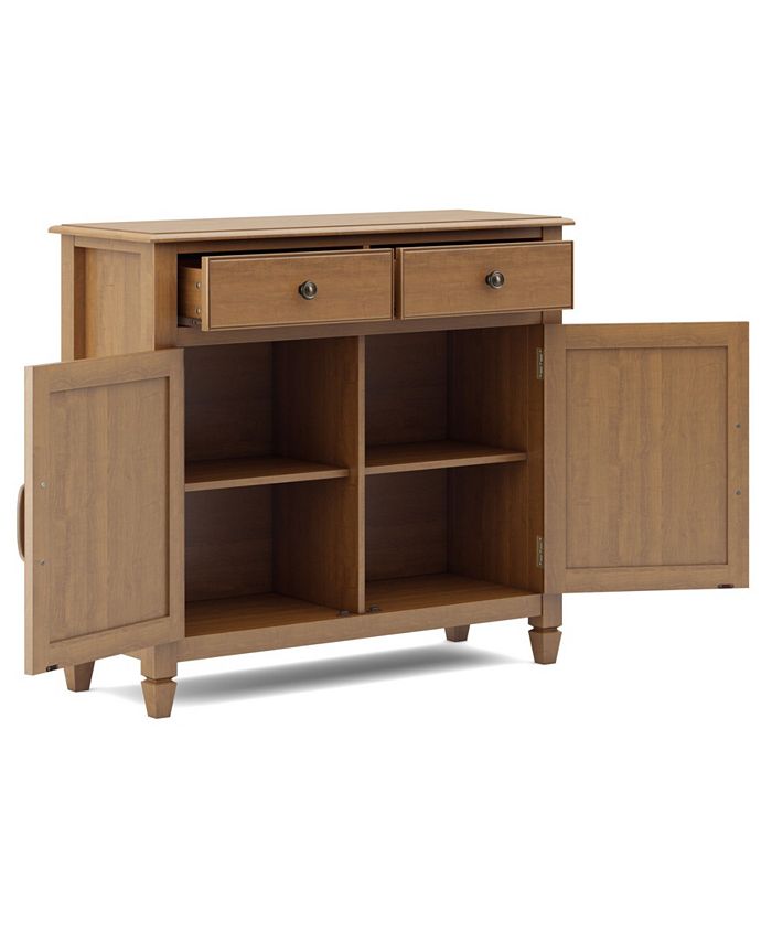 Simpli Home Connaught Solid Wood Entryway Storage Cabinet & Reviews