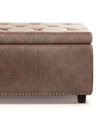 Hamilton Traditional Rectangle Storage Ottoman