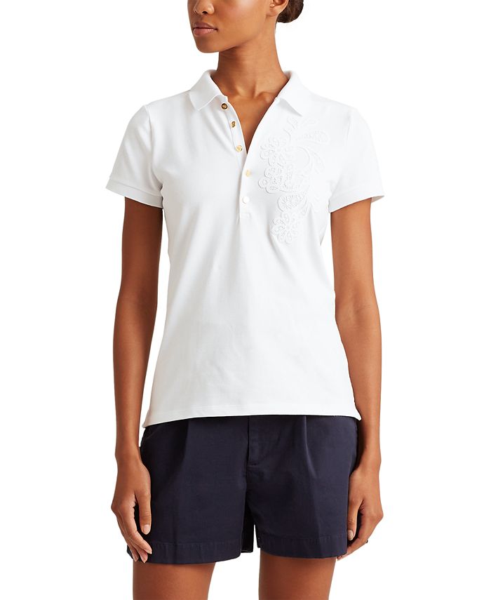 Lauren Ralph Lauren Petite Polo Shirt - Macy's