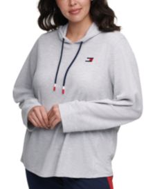 Plus Size Waffle Rib Hoodie T-Shirt  