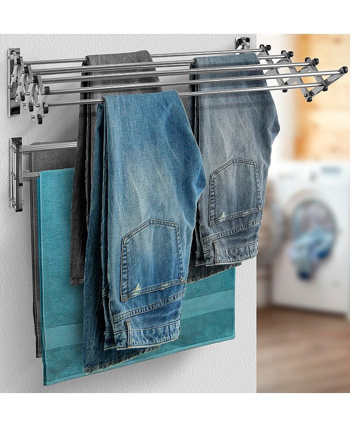 Sorbus Stainless Steel Folding Clothes Rack Macy's