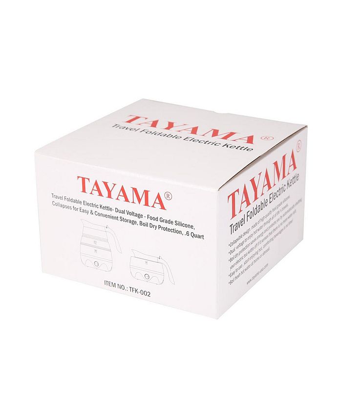 Tayama Travel Foldable Electric Kettle Macy's
