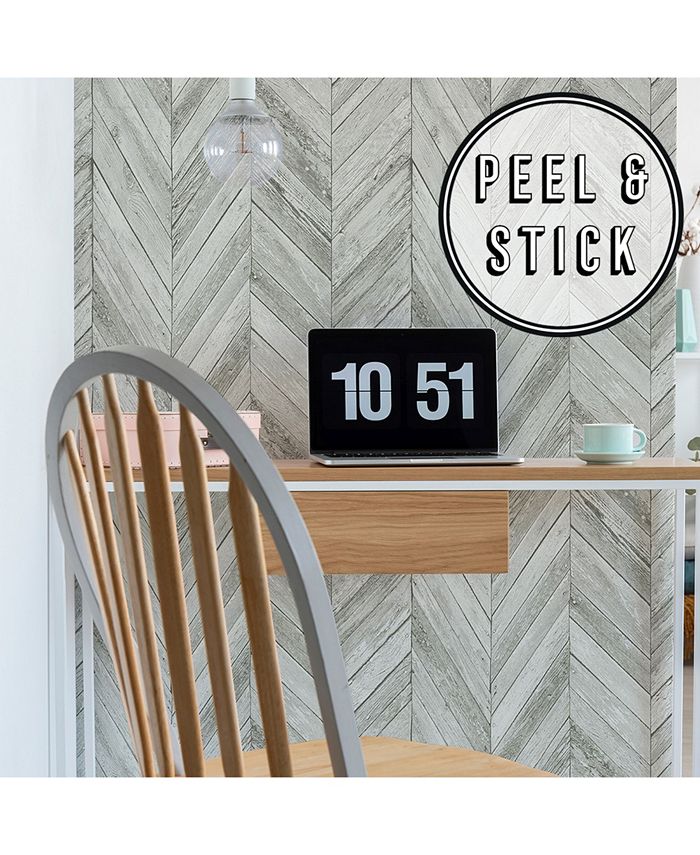 Graham & Brown Herringbone Peel and Stick Wallpaper Macy's
