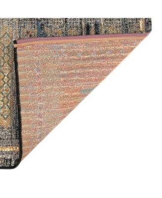 Marina Tribal Stripe 1'11" x 7'6" Runner Rug