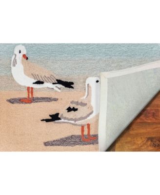 Frontporch Gulls Sand 2' x 5' Runner Rug