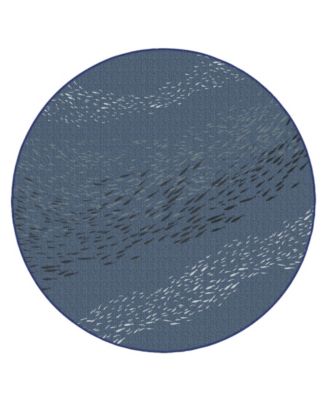 Liora Manne Carmel School Of Fish Rug