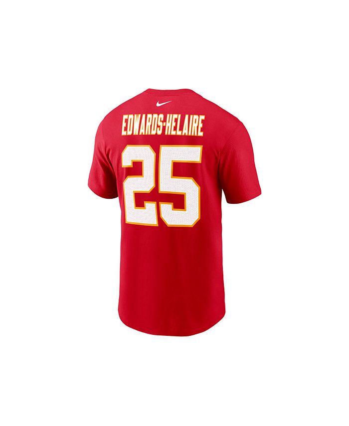 Nike - Kansas City Chiefs Men's Pride Name and Number Wordmark 3.0 Player T-shirt Clyde Edwards-Helaire