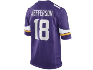 Justin Jefferson embroidered Nike outlet Vikings jersey kids size M New with tags