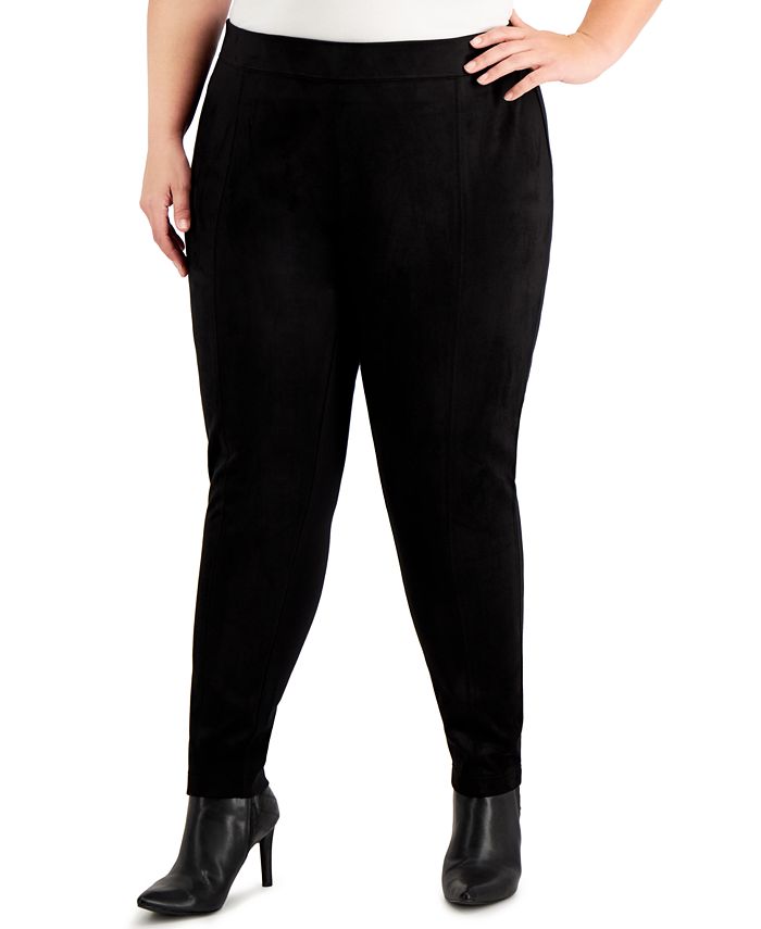 Calvin klein faux suede leggings deals