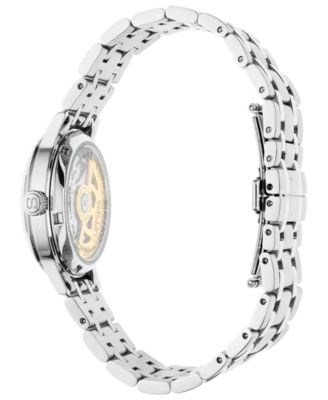 Women's Automatic Presage Stainless Steel Bracelet Watch 33.8MM