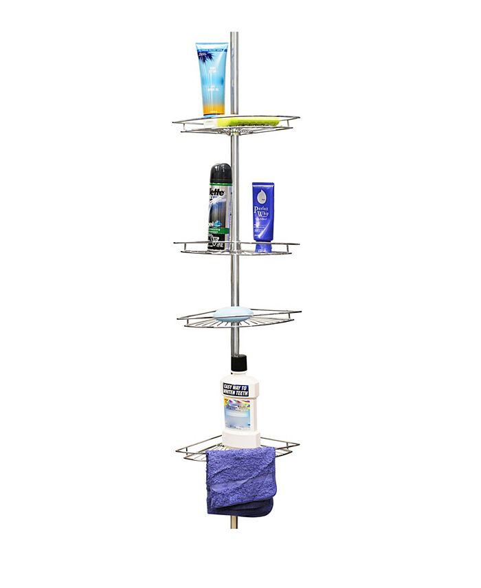 Home Basics 4 Tier Corner Shower Shelf Macy's