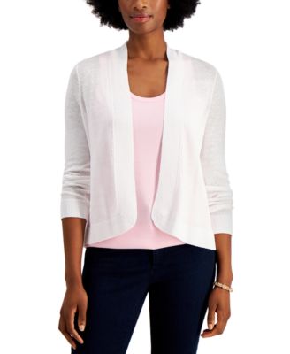 macy's black cardigan