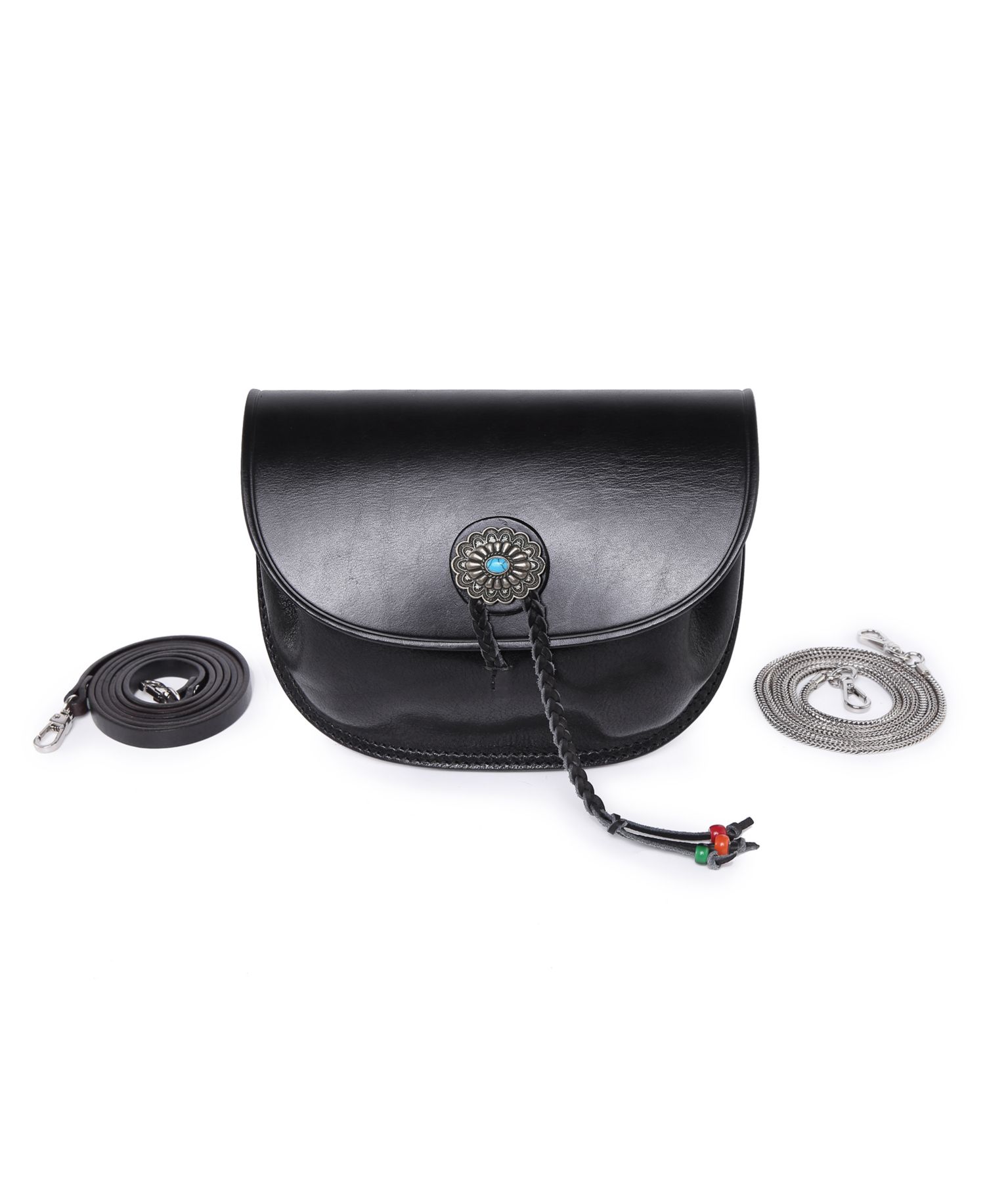 Women's Genuine Leather Garden Peony Crossbody