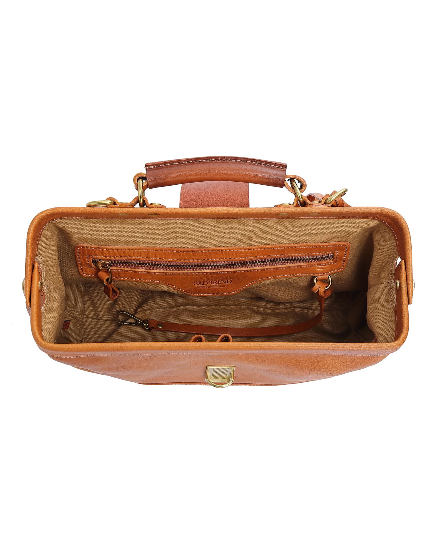 Doctor Small Leather Crossbody Satchel Bag
