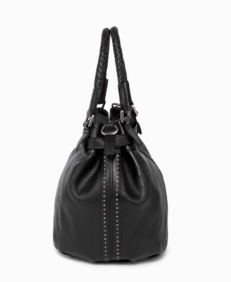 Women's Genuine Leather Pumpkin Bucket Bag