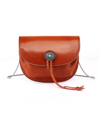 Women's Genuine Leather Garden Peony Crossbody