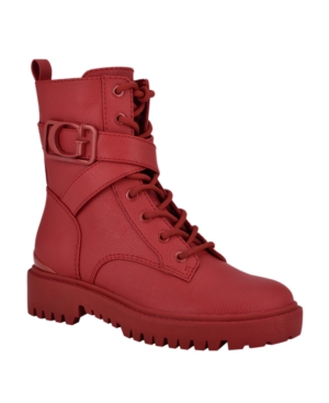 image of Guess Orana Combat Women-s Boots Women-s Shoes