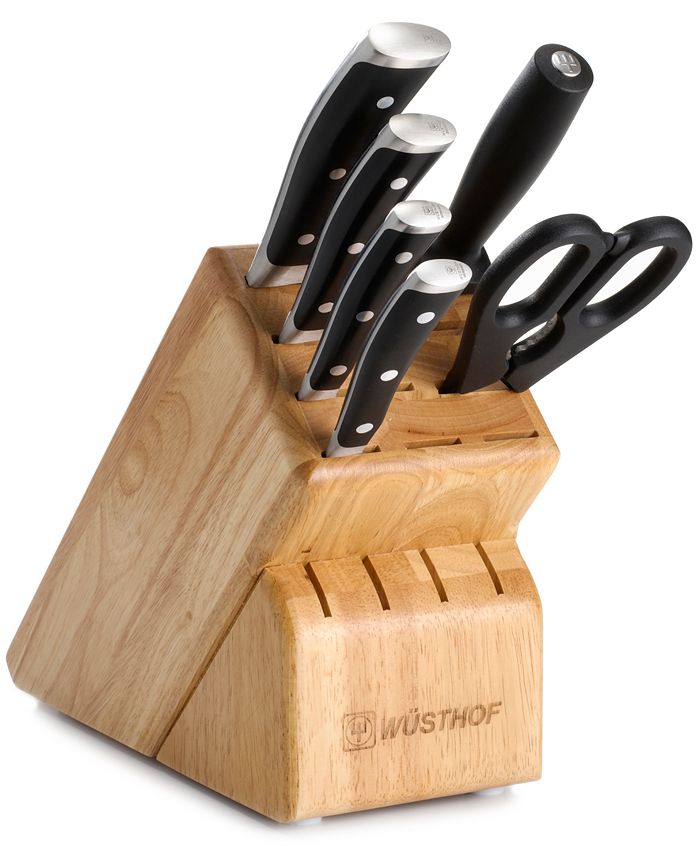  Wusthof Classic Ikon Creme 7 Piece Slim Knife Block