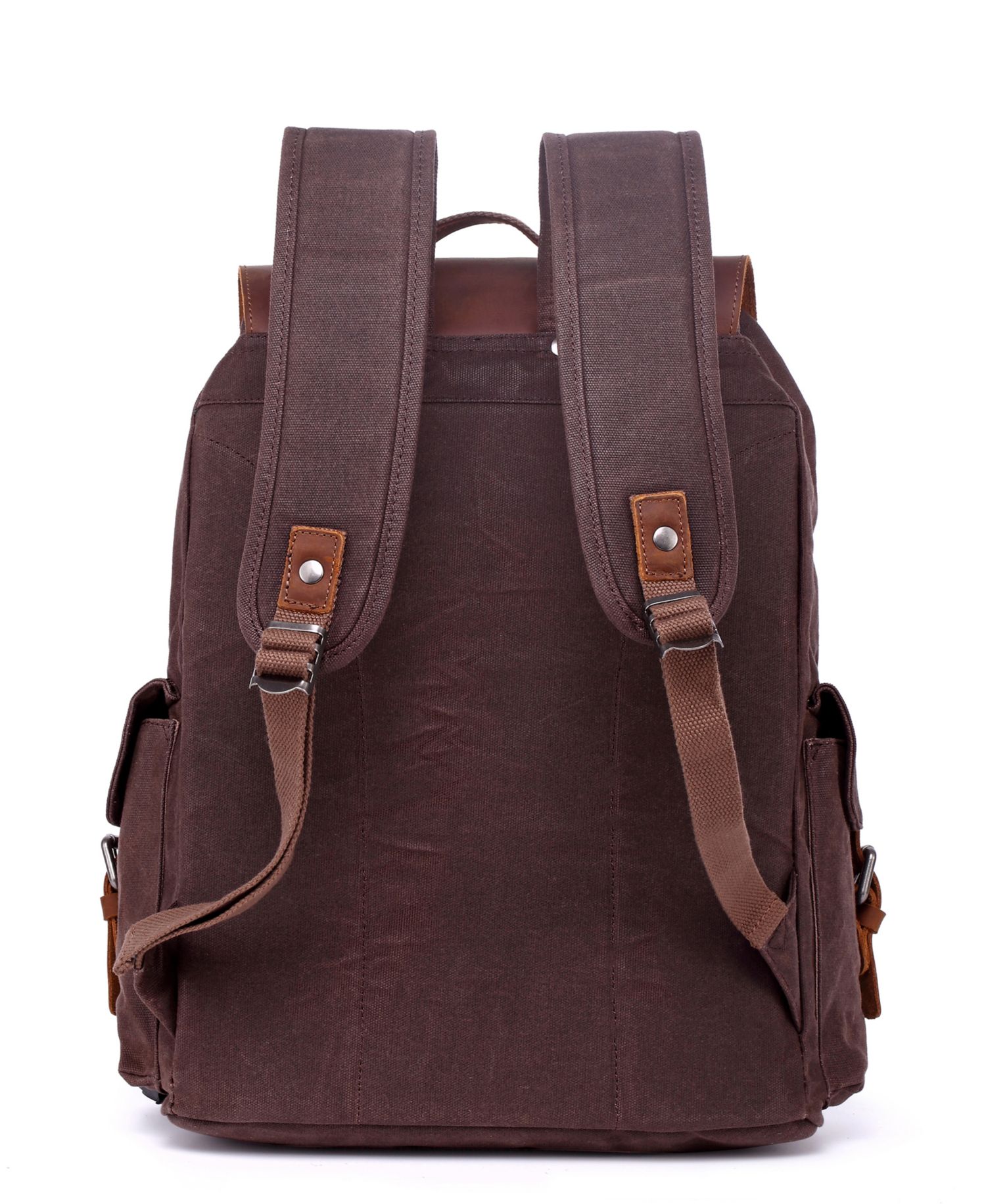 Stone Creek Waxed Canvas Backpack Handbag