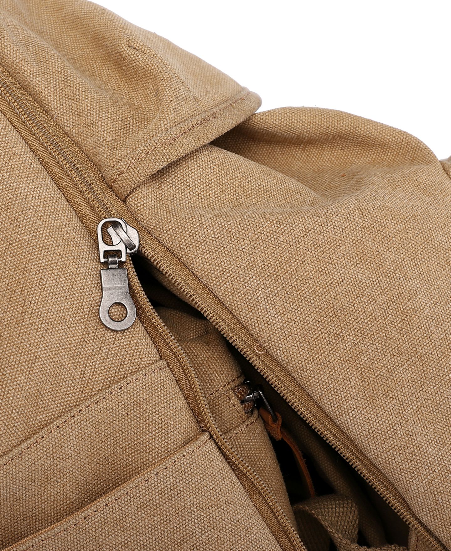 Рюкзак TSD BRAND Trail and Tree Double Canvas Handbag, цвет: Хаки — фото 3