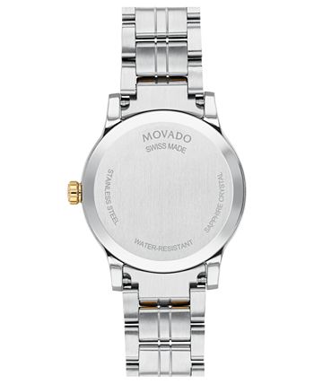 Movado - Women's Swiss Gold PVD & Stainless Steel Bracelet Watch 28mm