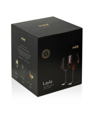 Layla Red Wine Glasses, Set of 4
