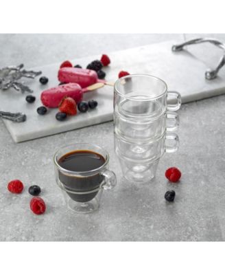 Stoiva Double Wall Glasses, Set of 4