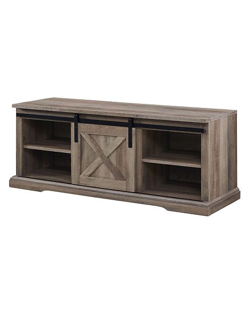Walker Edison 48 Sliding Barn Door Entry Bench Reviews Furniture Macy S