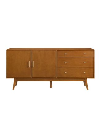 70" Mid century Modern 3 Drawer, 2 Door Sideboard