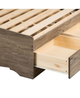 Prepac King Mate's Platform Storage Bed with 6 Drawers