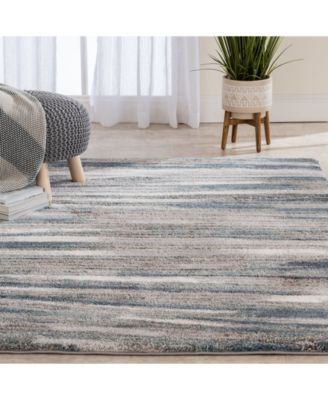 CLOSEOUT! Urban Exposure Shamoli Blue 7'10" x 9'10" Area Rug