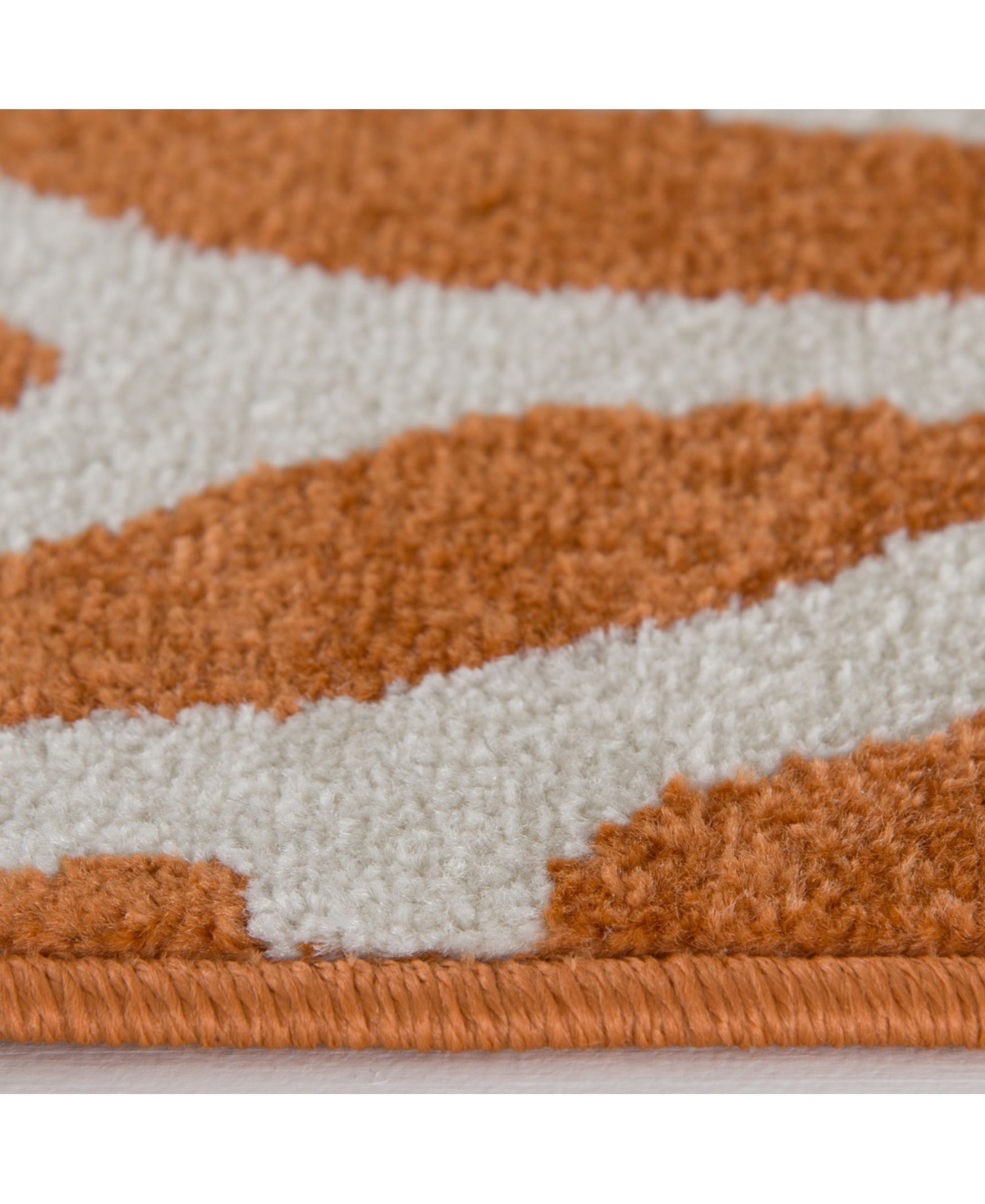 Portland Textiles Tropicana Allover CoralOutdoor Area Rug - Orange