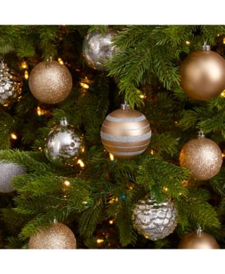 Holiday Shatterproof, 64 Count Christmas Tree Ornament Set