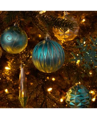 Holiday Shatterproof, 52 Count Christmas Tree Ornament Box Set