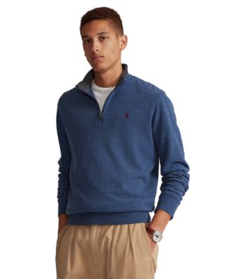 ralph lauren blue quarter zip