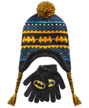 Berkshire Boys 2-Pc Batman Hat & Gloves Set