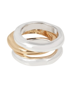 image of Robert Lee Morris Soho Sculptural Ring Set Size 7.5