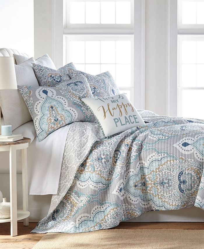 Levtex Olyria Quilt Set, Twin & Reviews - Designer Bedding ...