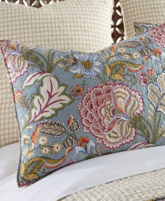 Levtex Angelica Spring Jacobean Floral 3-Pc. Quilt Set, King