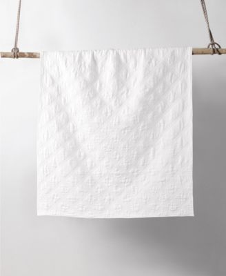 Washed Linen Reversible Quilted Throw, 50" x 60"