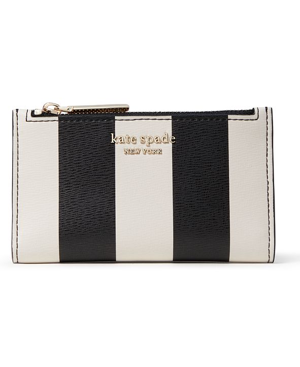 kate spade new york Spencer Stripe Small Slim Bifold Wallet & Reviews