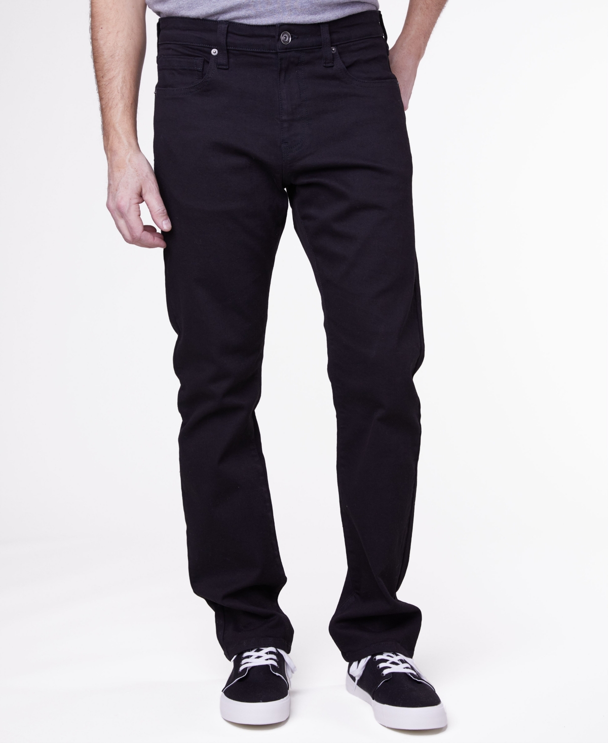 Men's Slim-Fit Stretch Jeans - Black