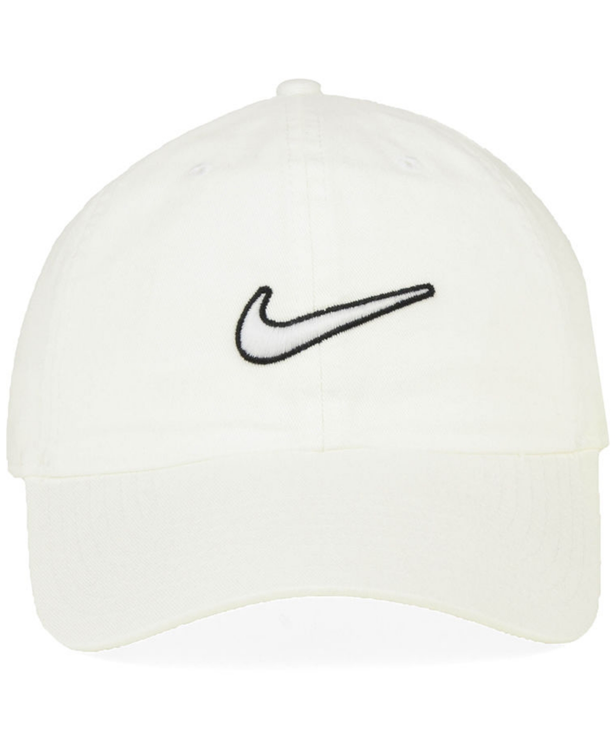 Shop Nike Heritage Essential Swoosh Cap In White,white