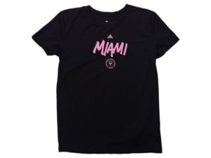 adidas Inter Miami Big Boys Wordmark Goals T-Shirt