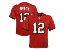 Tom Brady Tampa Bay Buccaneers #12 Youth Girls Sizes 7-16 Player Name &  Number Jersey White