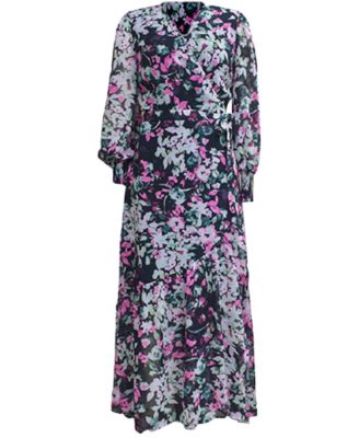 macy's black maxi dress