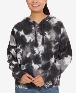 image of Hippie Rose Juniors- Tie-Dyed Hoodie