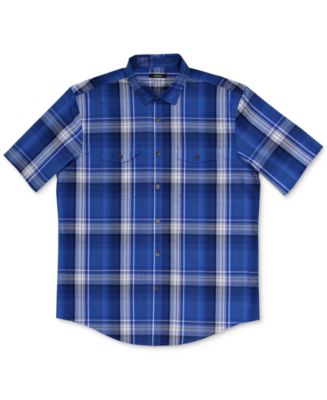 Alfani Men's Classic-Fit Plaid Shirt, Created for Macy's - Macy's