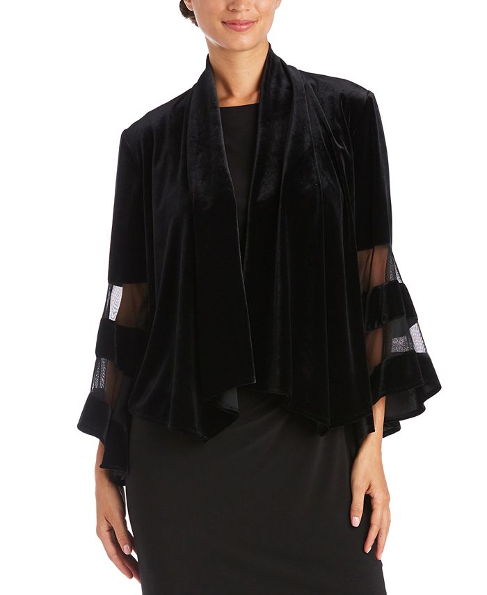 Velvet store waterfall jacket